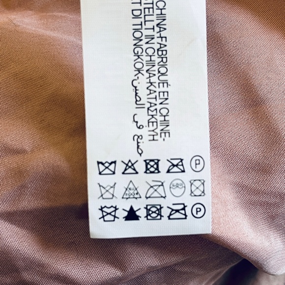 Zara Basic Dusty Pink Mauve Faux Fur Teddy Boho Bomber Jacket Size XS - Picture 15 of 15